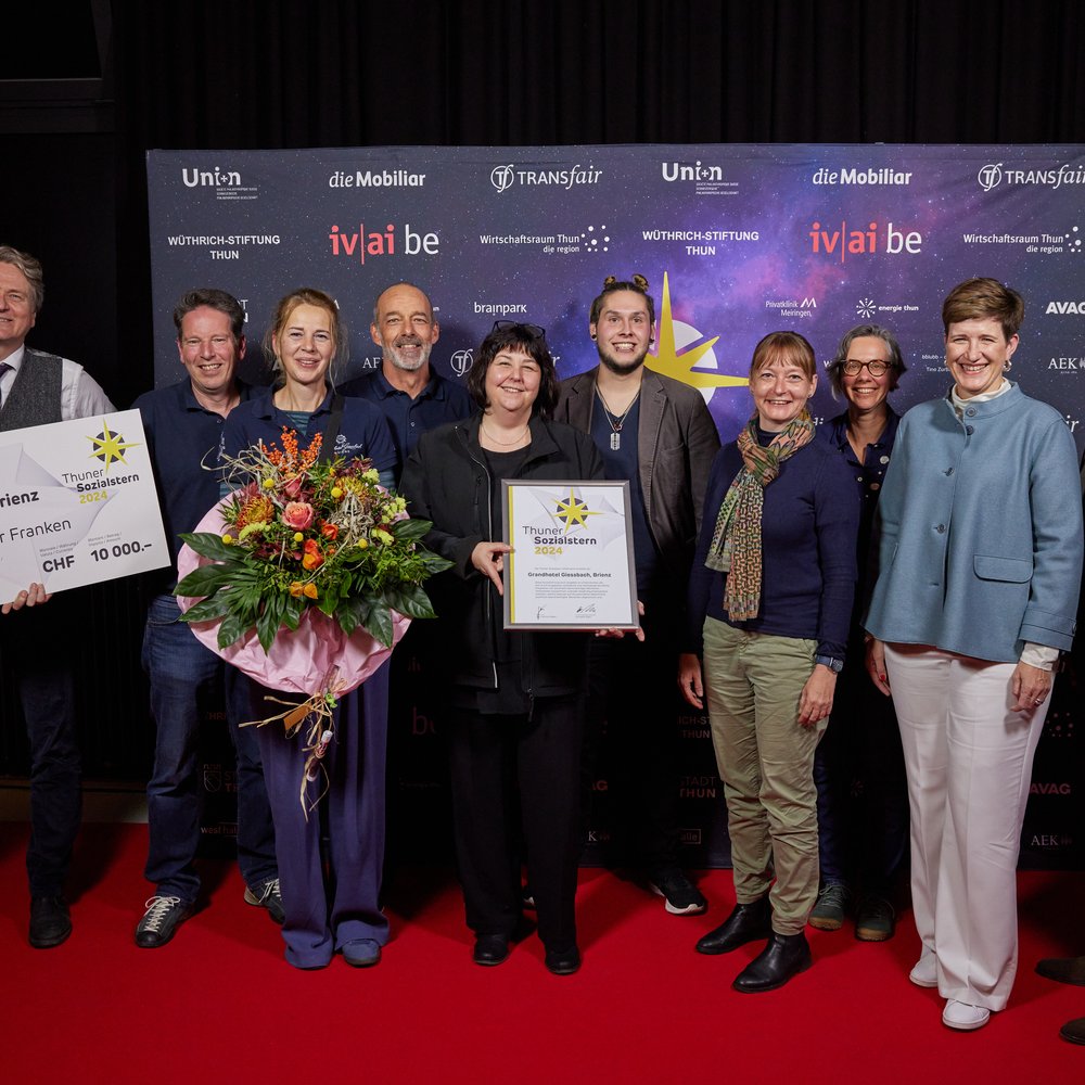 Thuner Sozialstern an das Grandhotel Giessbach